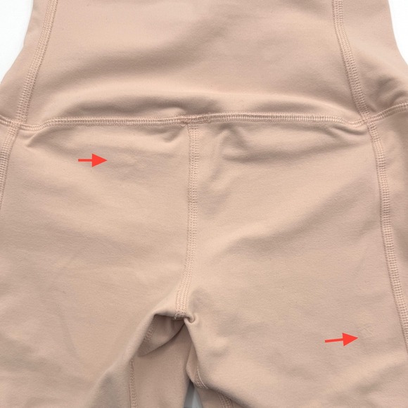 ALO Yoga High Waist Moto Pink Ribbed Activewear Athleisure Stretch Leggings XS - Picture 6 of 8